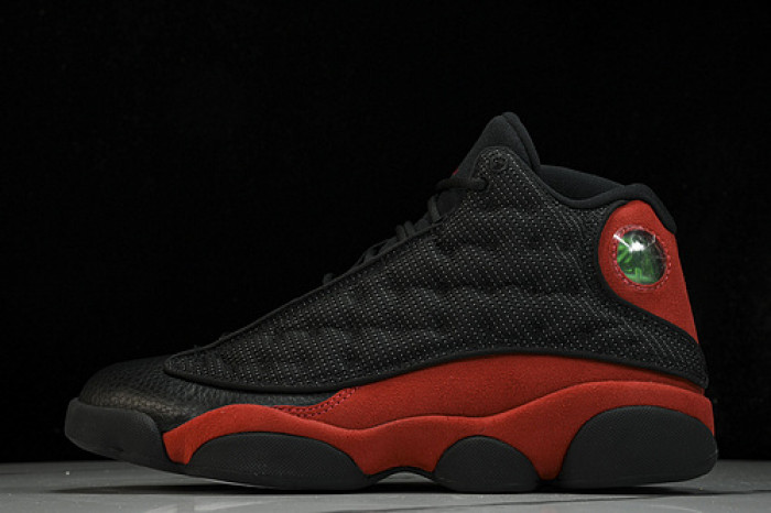 air jordan 13 retro“bred” black/ red mens 414571-004