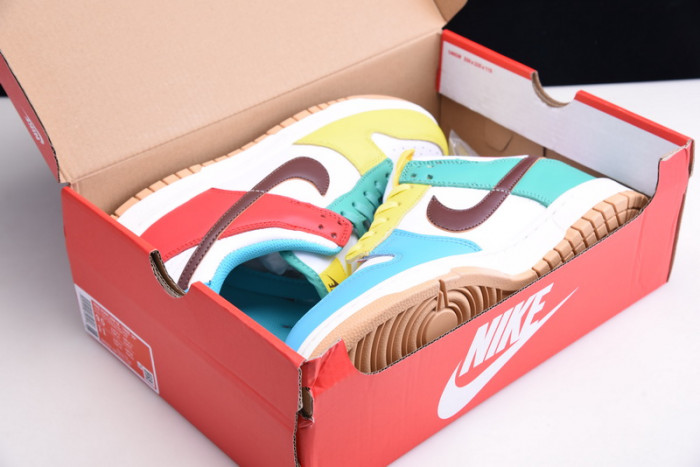 nike dunk lof free 99 white dh0952-100