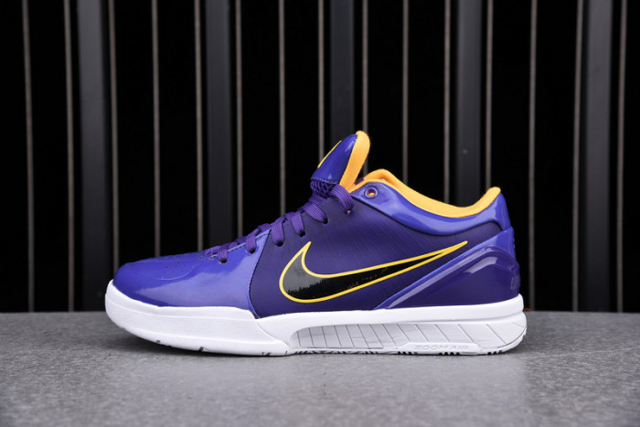 nike kobe 4 protro undefeated los angeles lakers - cq3869-500