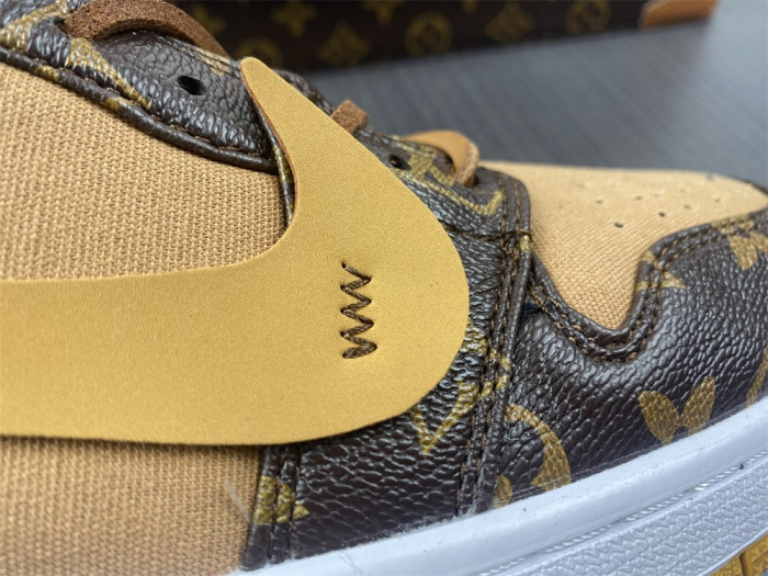 l w x of x air jordan 1 customs aq0818-201