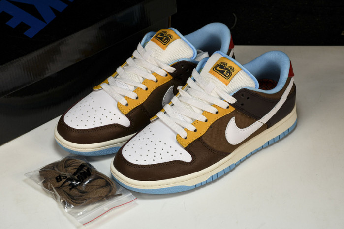 nike dunk low medium brown 314142-203