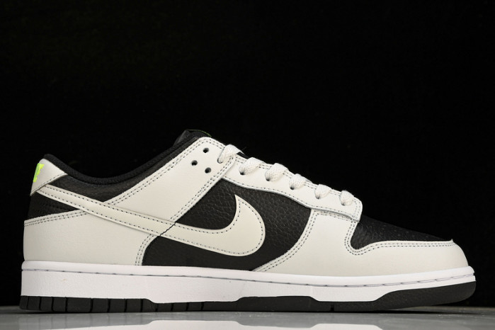 nike dunk low grey panda volt - fd9756-001