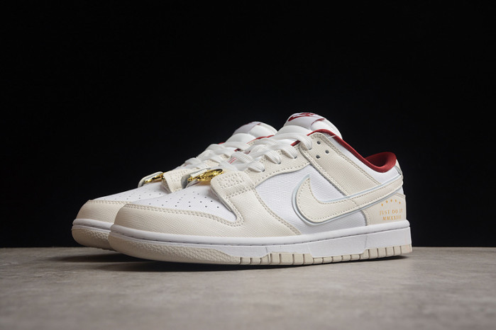 nike dunk low se just do it white phantom dv1160-100