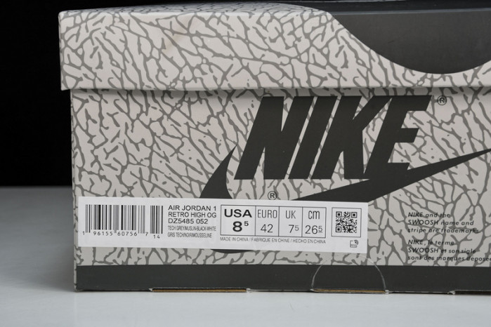 air jordan 1 high og “elephant” dz5485-052