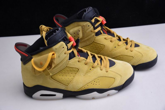 travis scott air jordan 6 yellow - cn1084-300