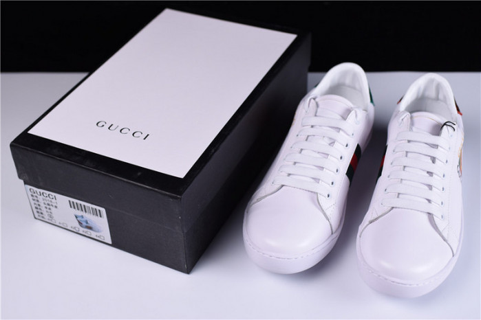 gc ace embroidered low-top sneaker with gg logo