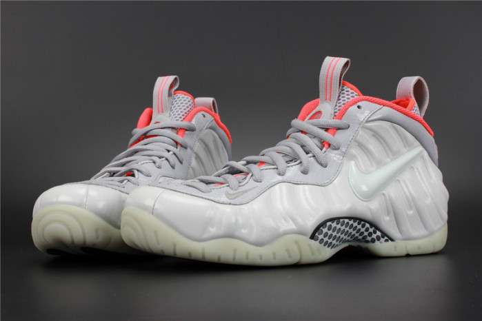 nike air foamposite pro prm "pure platinum" mens 616750-003
