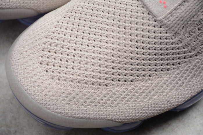 nike air vapormax flyknit moc 2 moon particle/solar red-indigo burst ah7006-201