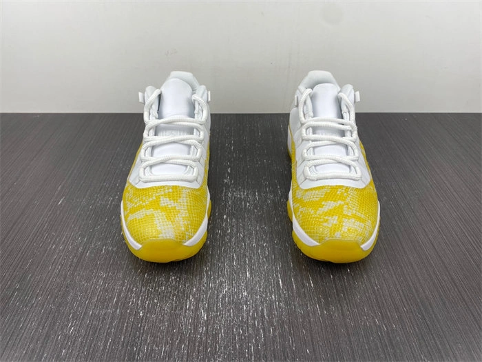 Attractive Jordan 11 Retro Low Yellow Snakeskin AH7860- 4097