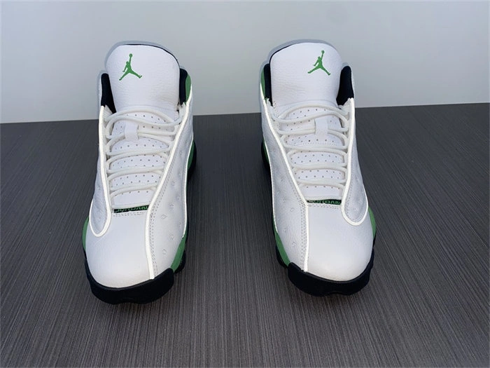 Jordan 13 Retro White Lucky Green DB6537- Trendy 4172