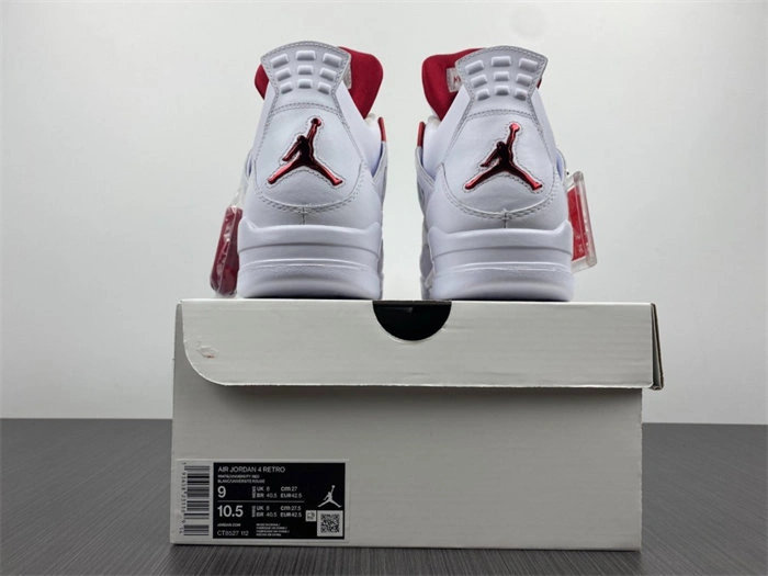 Elegant Jordan 4 Retro Metallic Red CT8527- 3958