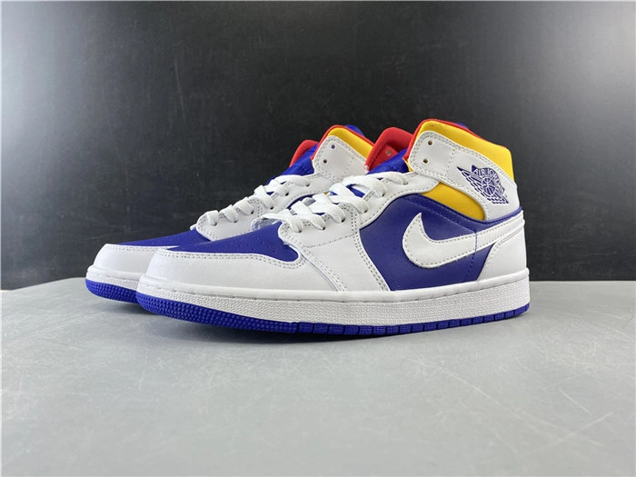 Durable Jordan1 Mid Royal Blue Laser Orange 554724- 3774