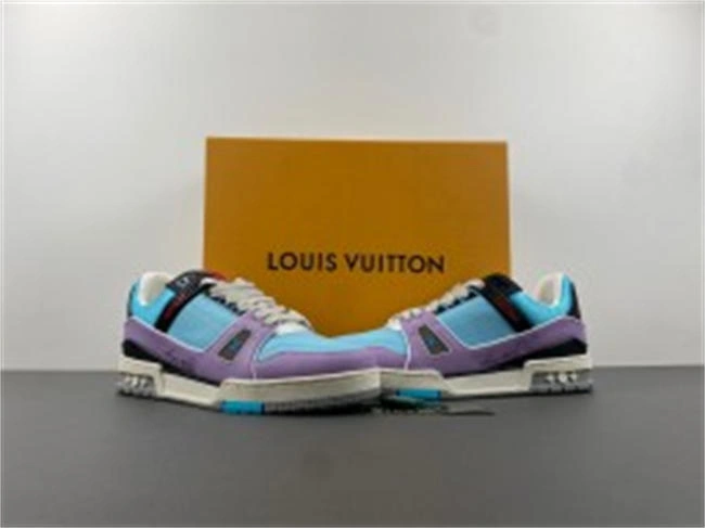 Louis Vuitton LV trainer bluish violet PK Breathable 2126