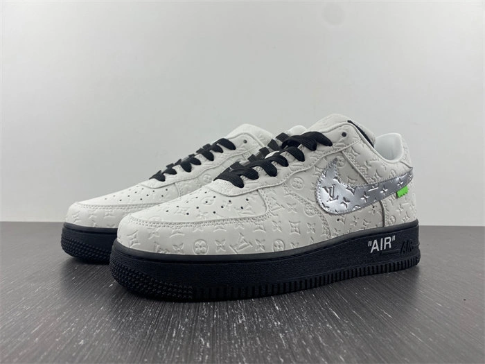 Nike Air Force 1 White Black Practical 5144