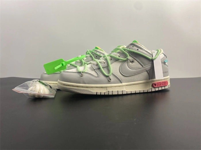 Practical Nike Dunk Low Off-White Lot 7 DM1602- 5068