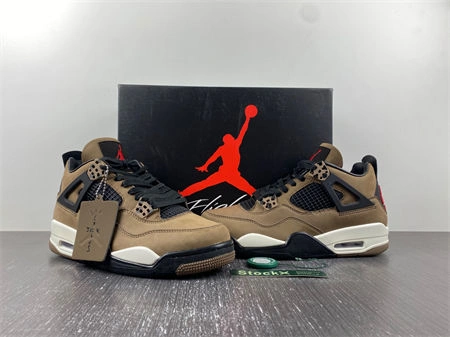 Travis Scott x Air Jordan 4 Retro Brown  AJ4- ZeroBulk 3936